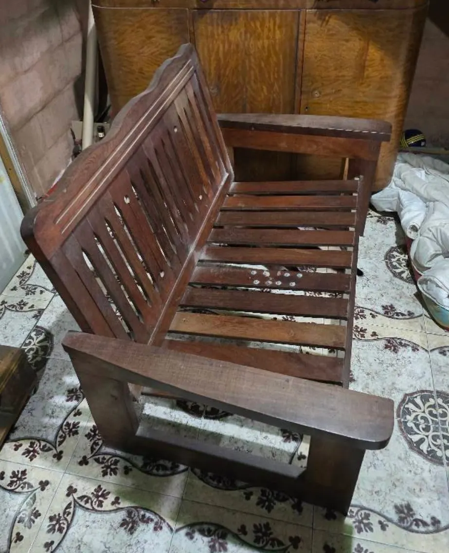 Juego de algarrobo 3 piezas