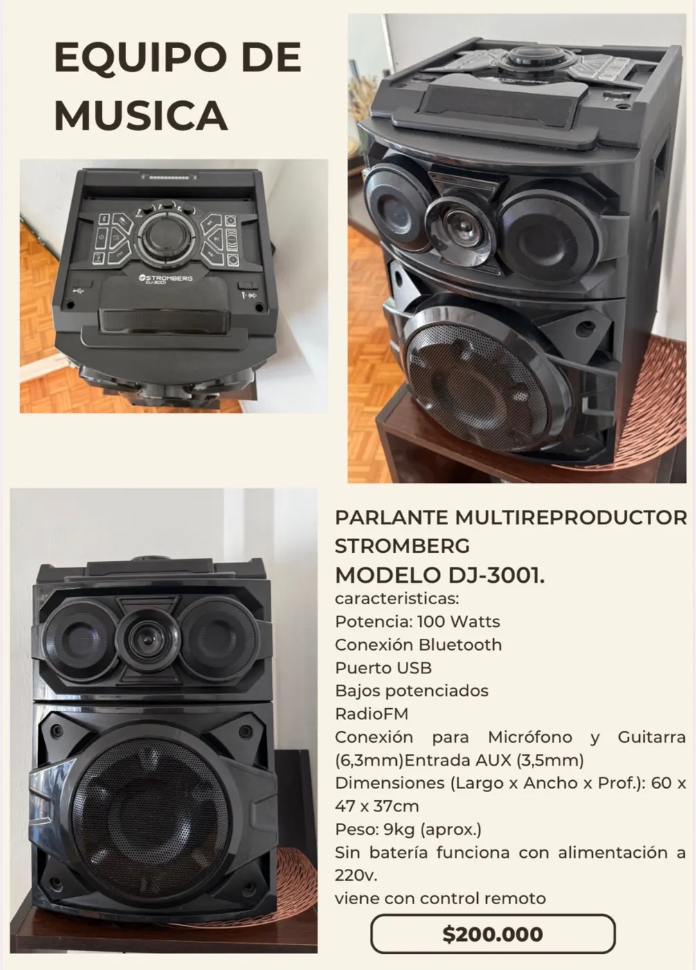 Equipo de música