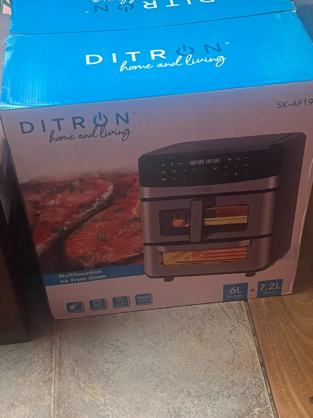 Horno Air Fryer y Pizzero Ditron 13L 2800W – Nuevo en Caja