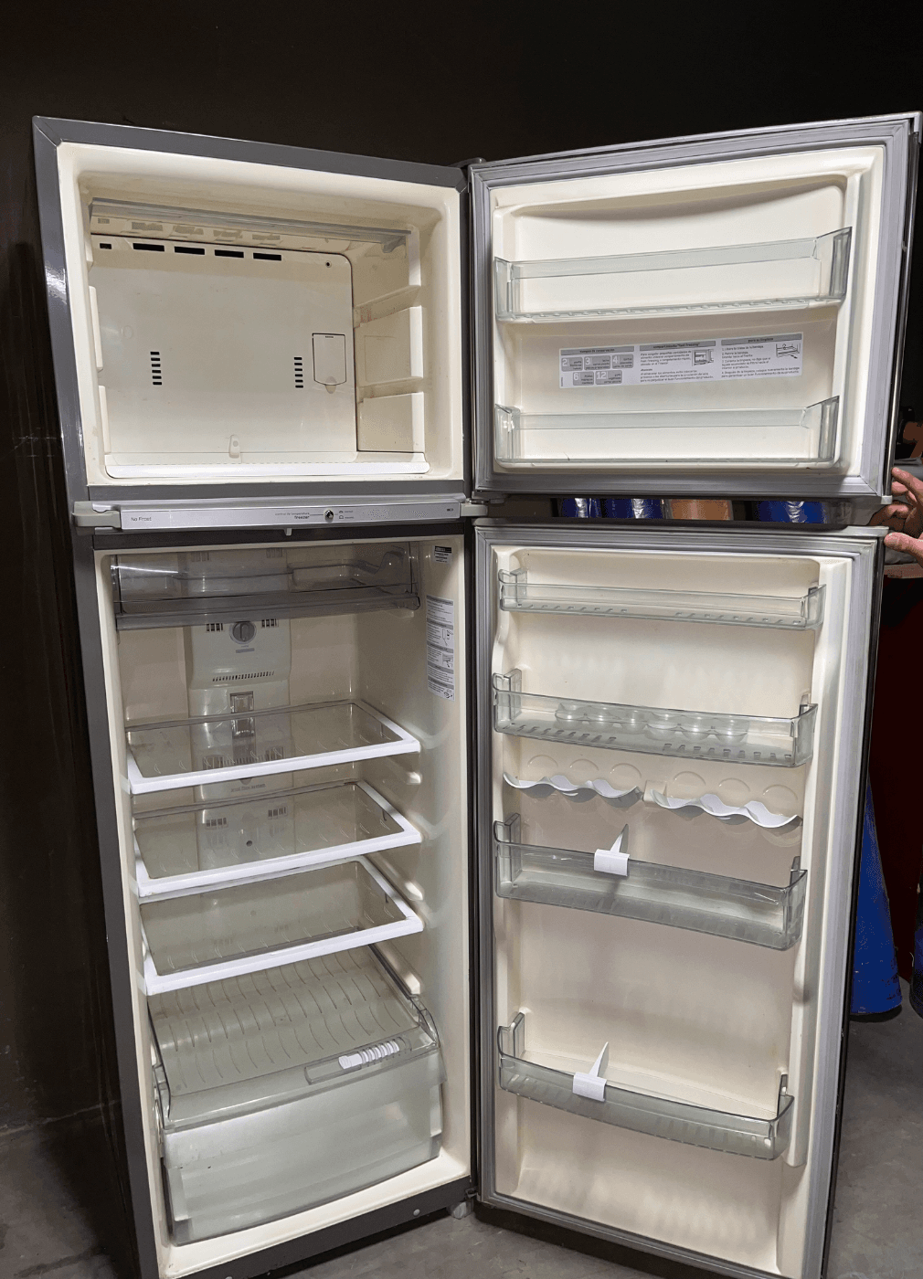 Heladera con freezer
