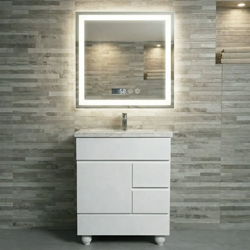 OFERTA | VANITORY + BACHA + ESPEJO LUZ LED