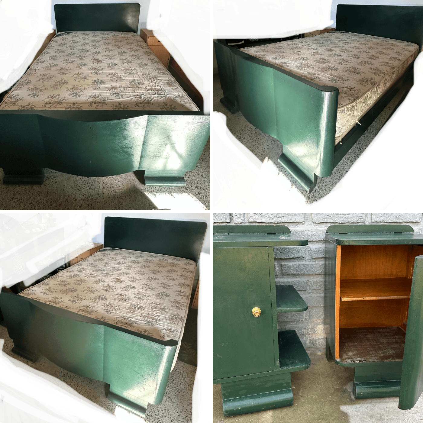 Juego dormitorio madera