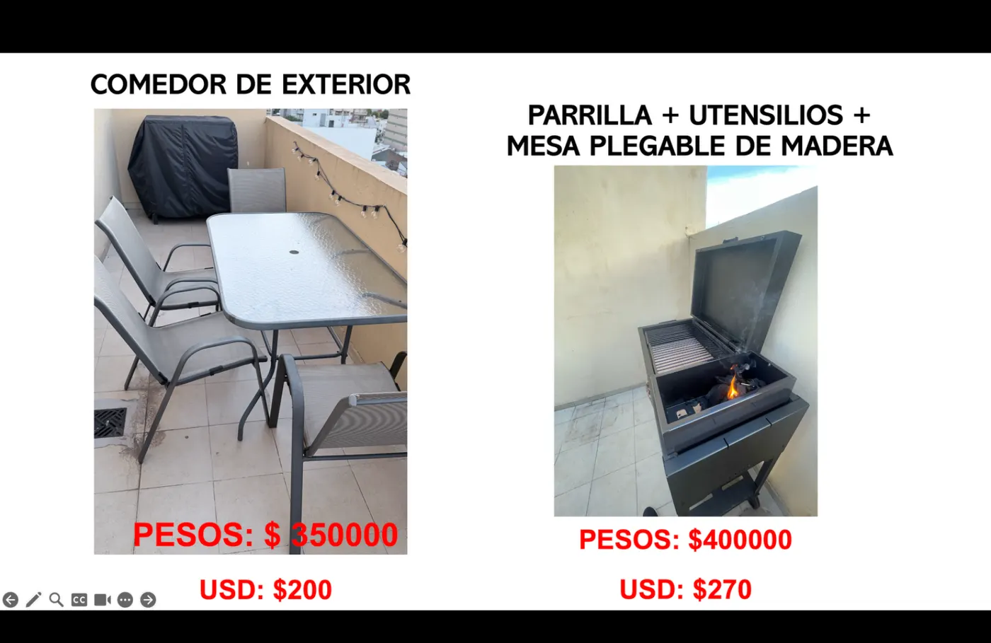 Kit Balcon Parrillero