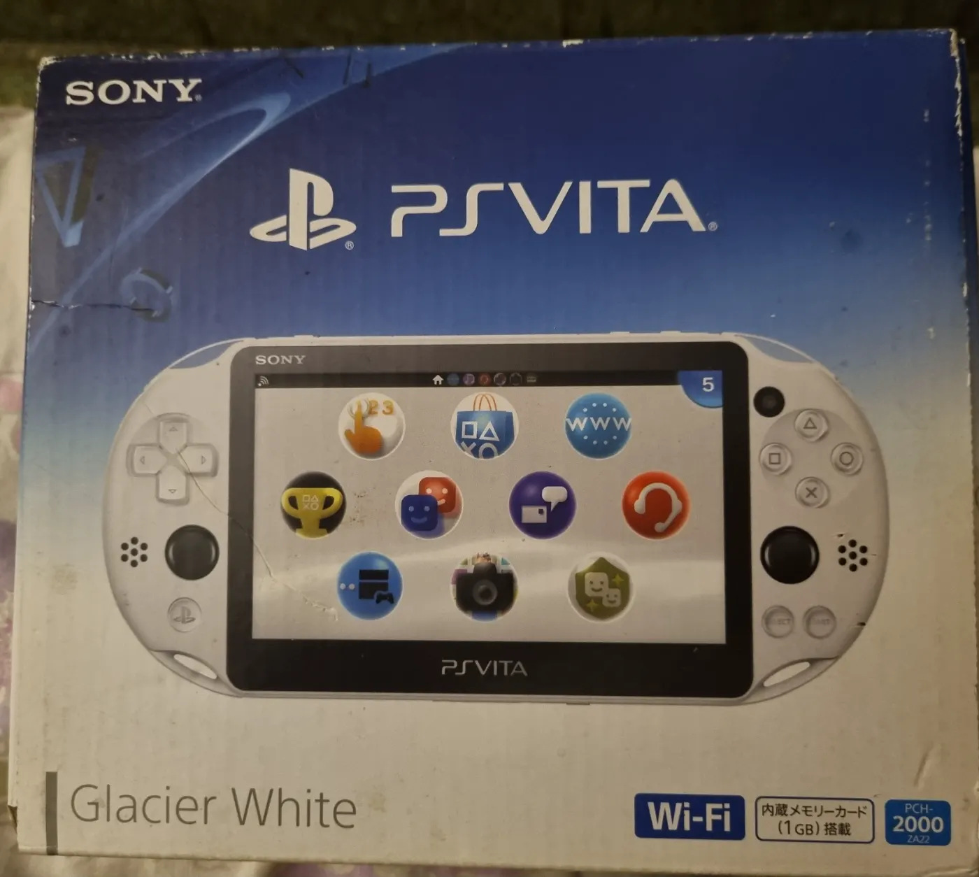 PS Vita Sony Glacier White PCH-2000 Wi-Fi con caja original