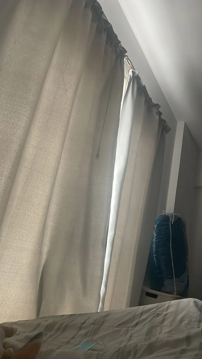 Cortinas black out de paño gris