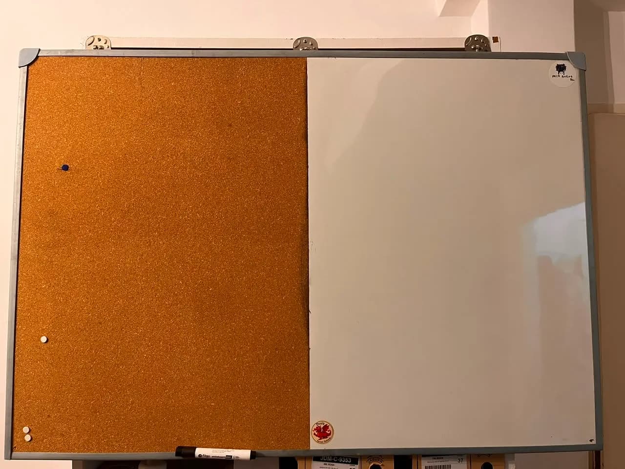 Pizarra combo (Corcho/Pizarra blanca)