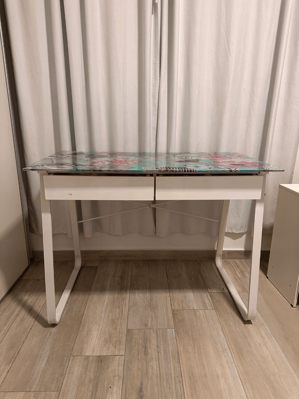 escritorio floral