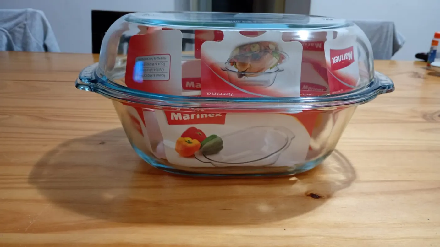 pyrex de vidrio