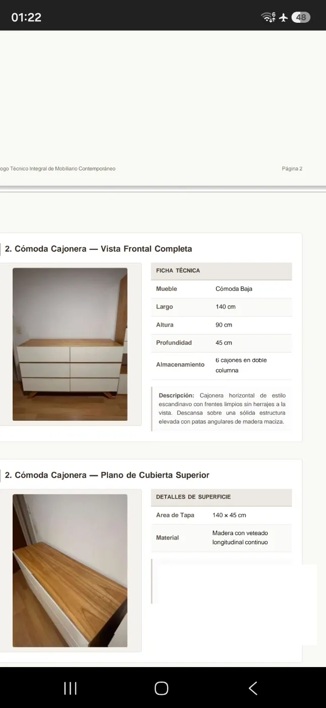 Cómoda nordica
