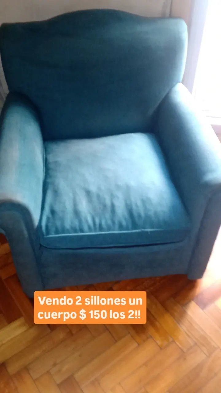 Sillones un cuerpo chenille!