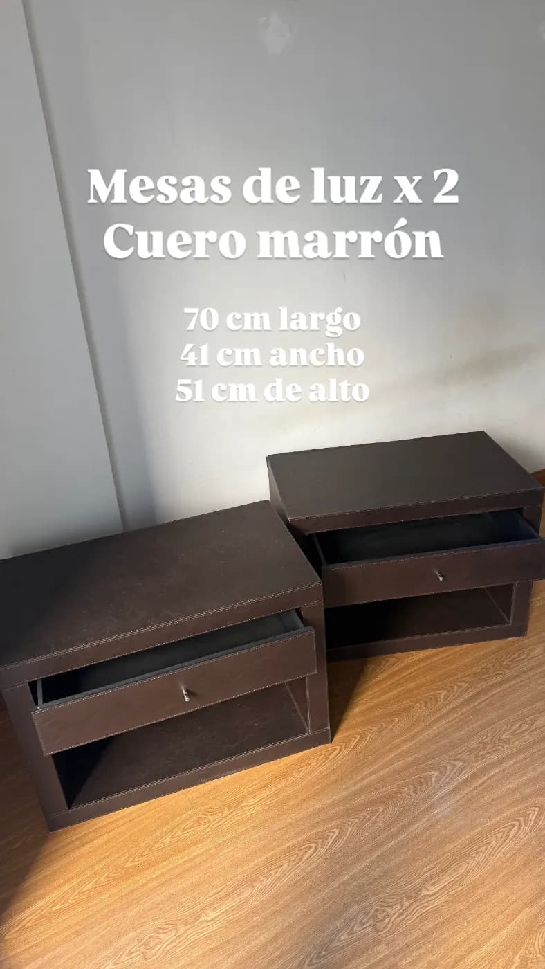 Mesas de luz x2