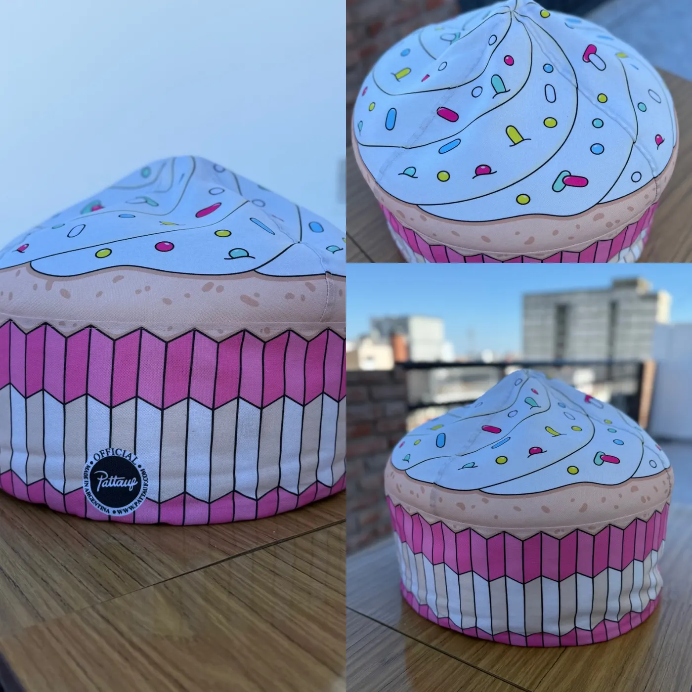 Puff Almohadón Cupcake