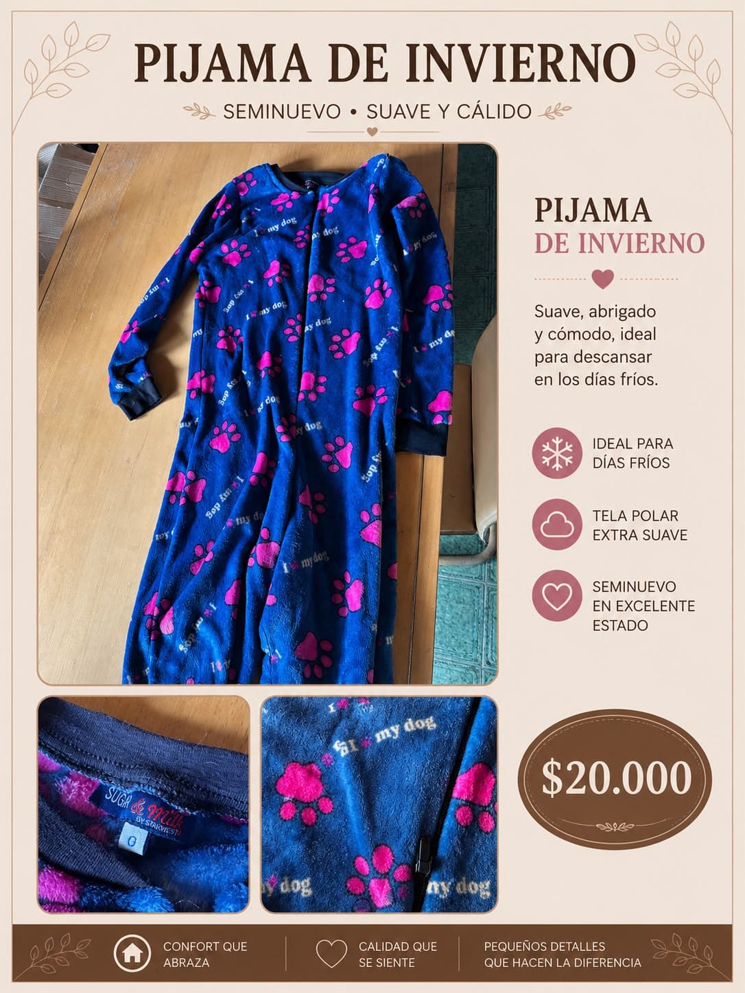 Pijama invierno