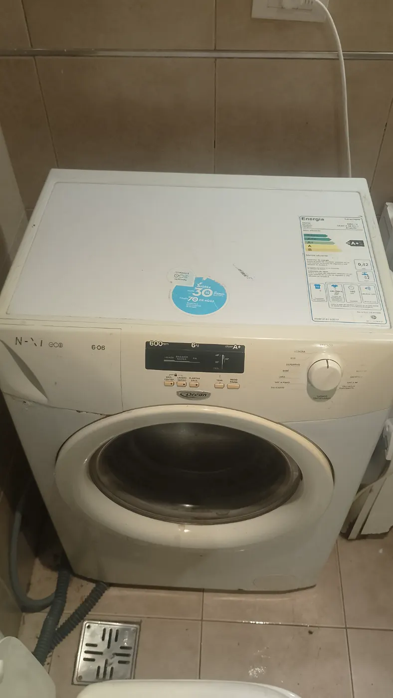 Lavarropas de 9k Drean Usado liquidación por mudanza