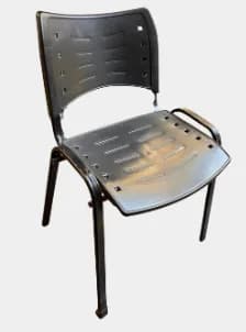 Silla Plástica Negra