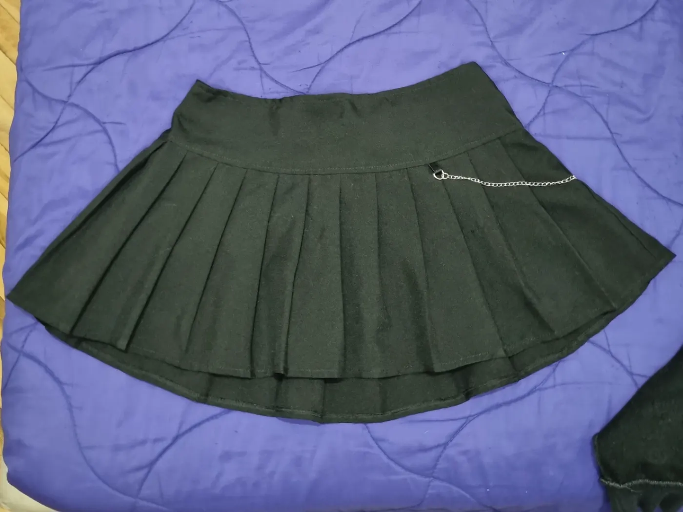 pollera tableada talle L