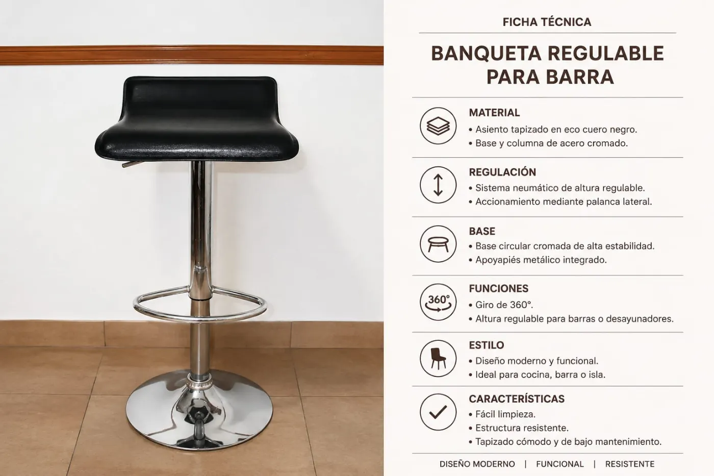 BANQUETA ALTA