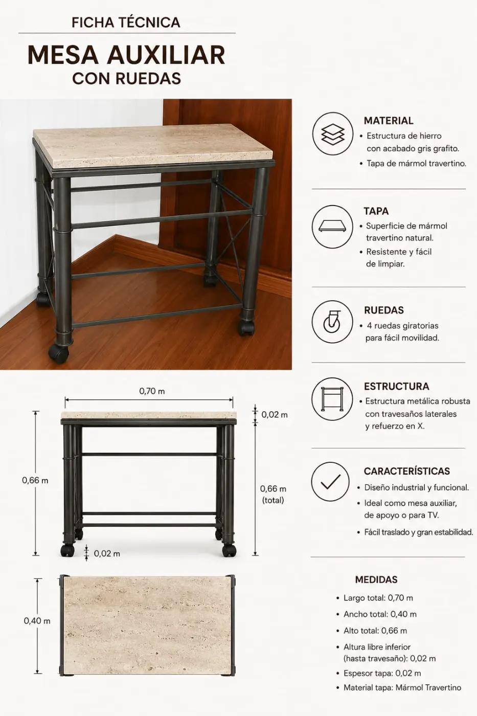 MESA PARA TV