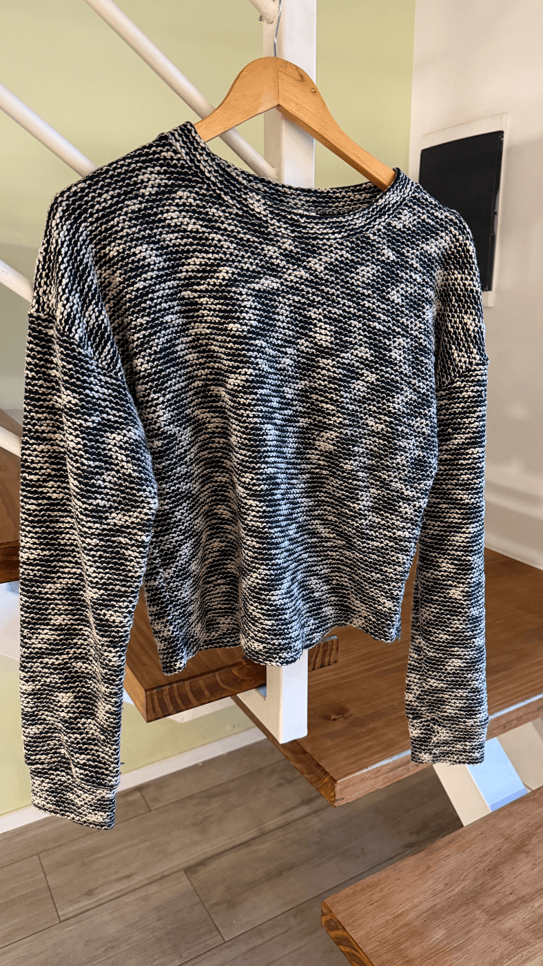 Camiseta corta manga larga estilo buzo talle M