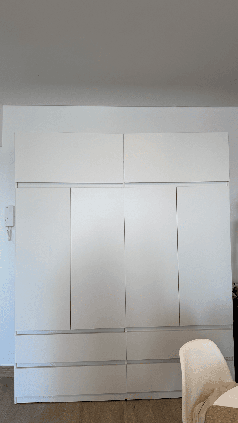 Placard con Baulera Vestidor Ropero Moderno Melamina - Excelente Estado