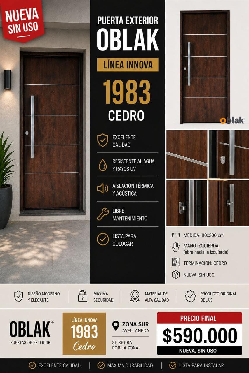 PUERTA NUEVA OBLAK‼️
