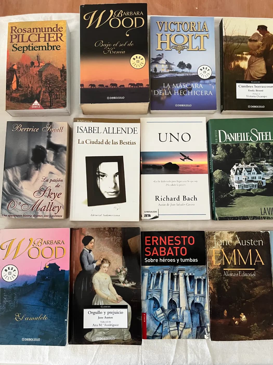 Lote De Libros / Novelas Y Ficción ($12.000 Cada Uno) - Mudanza